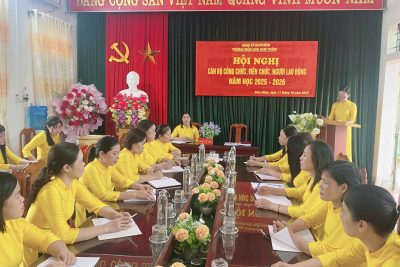 HỘI NGHỊ CÔNG CHỨC, VIÊN CHỨC, NGƯỜI LAO ĐỘNG NĂM HỌC 2025 – 2026