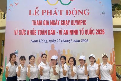 Tham gia ngày chạy OLYMPIC “VÌ SỨC KHỎE TOÀN DÂN – VÌ AN NINH TỔ QUỐC 2026″”